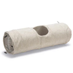 Designed By Lotte Kattentunnel Ribbed Lichtgrijs
