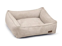 Designed By Lotte Hondenmand Ribbed Lichtgrijs