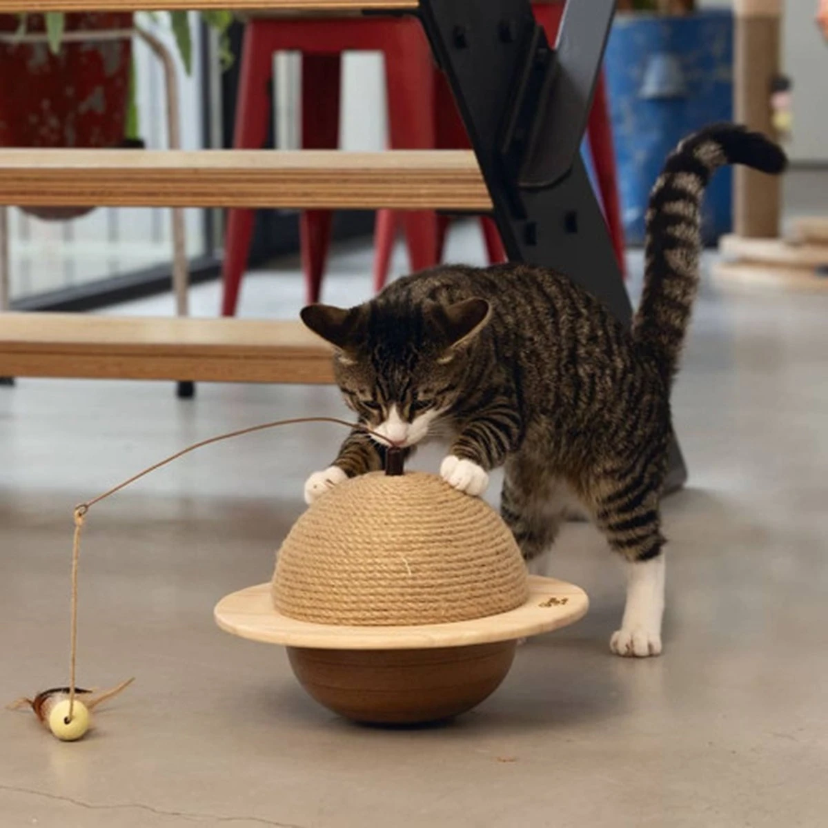 Designed By Lotte Kattenkrabbol Wiggly 29.5x20 Cm Hout 7 Designed By Lotte Kattenkrabbol Wiggly 29.5x20 Cm Hout - Afbeelding 5