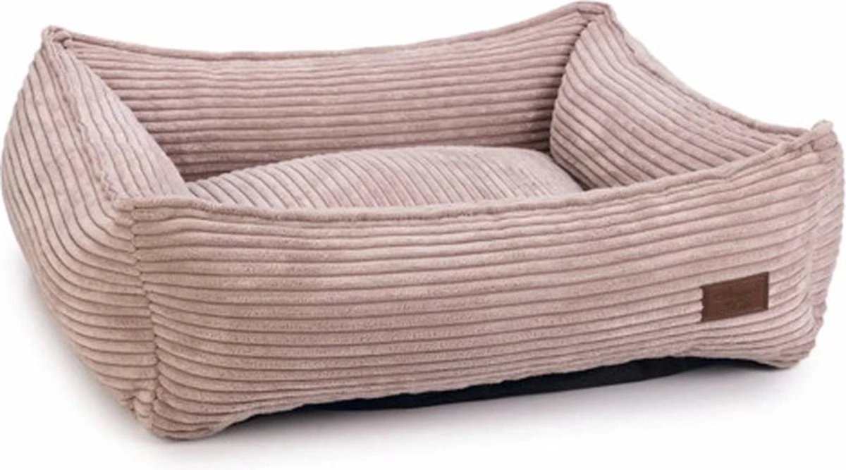 Designed By Lotte Hondenmand Ribbed Roze 65 X 60 Cm - Hond 3 Designed By Lotte Hondenmand Ribbed Roze 65 X 60 Cm - Hond