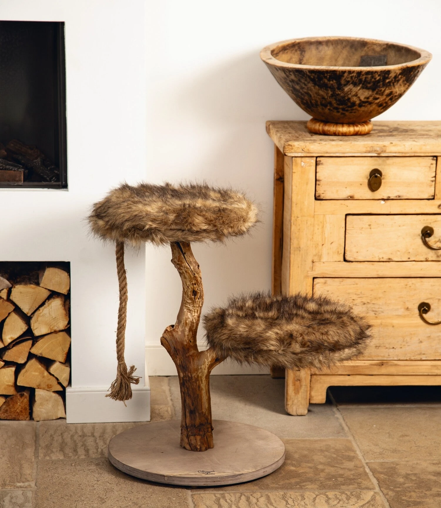 Designed By Lotte Krabpaal Aviva Bruin 50 X 50 X 68 Cm 4 Designed By Lotte Krabpaal Aviva Bruin 50 X 50 X 68 Cm - Afbeelding 2