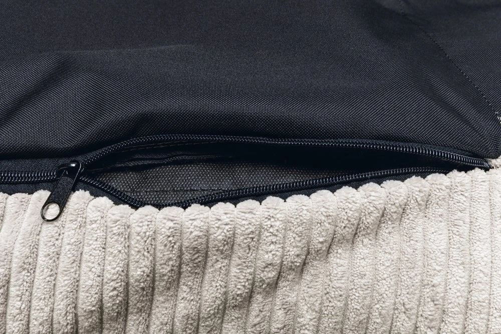 Designed By Lotte Hondenkussen Ribbed Grijs 90 X 55 X 13,5 Cm 5 Designed By Lotte Hondenkussen Ribbed Grijs 90 X 55 X 13,5 Cm - Afbeelding 3