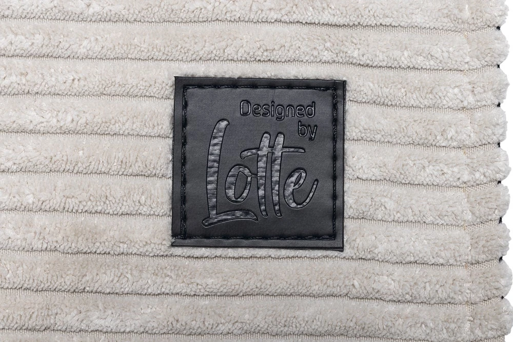 Designed By Lotte Hondenkussen Ribbed Grijs 90 X 55 X 13,5 Cm 6 Designed By Lotte Hondenkussen Ribbed Grijs 90 X 55 X 13,5 Cm - Afbeelding 4