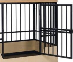 Designed By Lotte Hondenbench Quirine Zwart L 92 X 62 X 76 Cm -Designed By Lotte 8712695209157 10