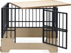 Designed By Lotte Hondenbench Quirine Zwart L 92 X 62 X 76 Cm -Designed By Lotte 8712695209157 19