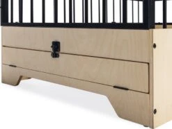 Designed By Lotte Hondenbench Quirine Zwart XL 92 X 62 X 76 Cm -Designed By Lotte 8712695209164 10