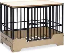 Designed By Lotte Hondenbench Quirine Zwart XL 92 X 62 X 76 Cm -Designed By Lotte 8712695209164 15