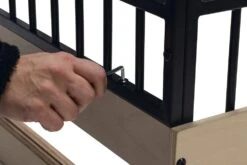 Designed By Lotte Hondenbench Quirine Zwart XL 92 X 62 X 76 Cm -Designed By Lotte 8712695209164 20