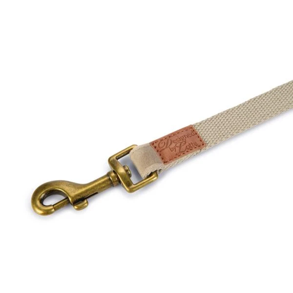 Hondenriem 'Velura' Fluweel Grijs 2 Cm - Designed By Lotte 4 Hondenriem 'Velura' Fluweel Grijs 2 Cm - Designed By Lotte - Afbeelding 2