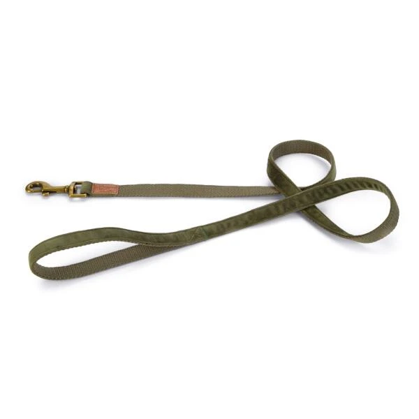 Hondenriem 'Velura' Fluweel Groen 2 Cm - Designed By Lotte 3 Hondenriem 'Velura' Fluweel Groen 2 Cm - Designed By Lotte