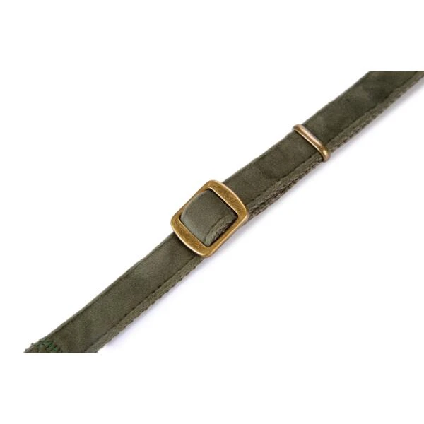 Halsband Hond 'Velura' Fluweel Groen 35-50 Cm - Designed By Lotte - Afbeelding 4